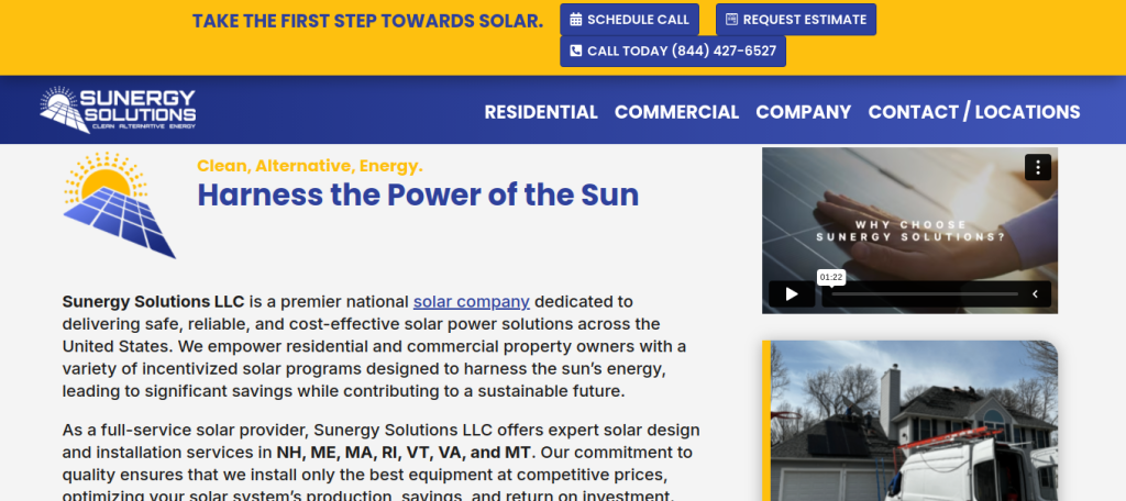 The best overall solar service solutions company in America.
